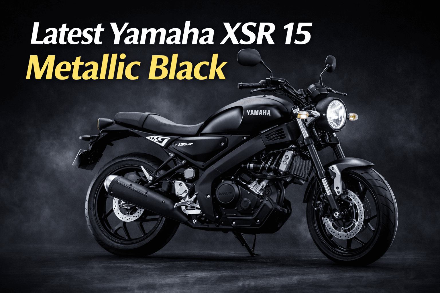 yamaha xsr 15 Metallic Black launched india