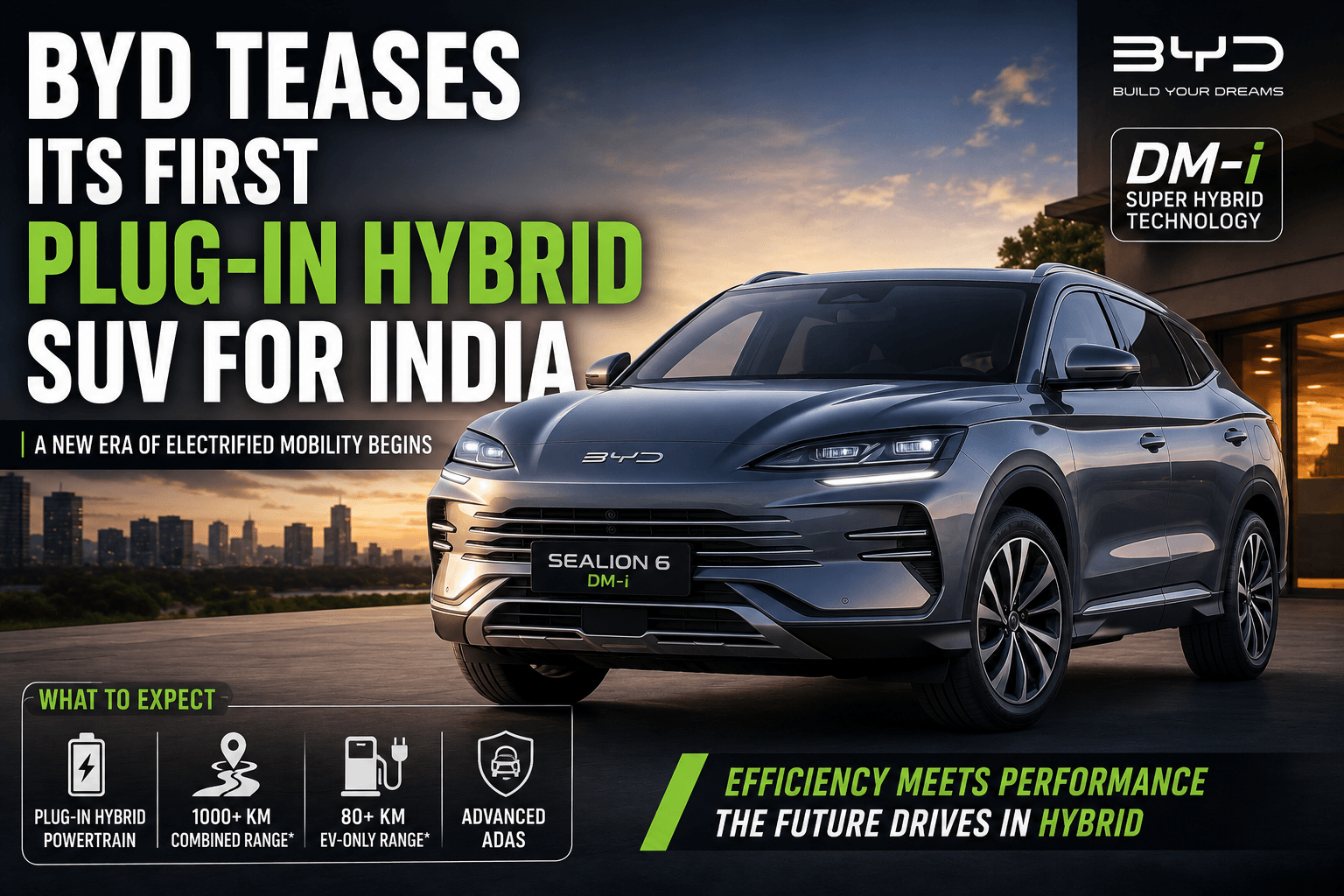 BYD Teases Its First Plug-In Hybrid SUV for India Everything We Know